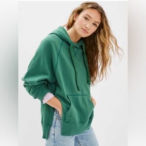 American Eagle, dark green hoodie